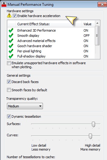 Stræde Løse Udvikle How Do I Enable Hardware Acceleration in AutoCAD? « CAD Answers